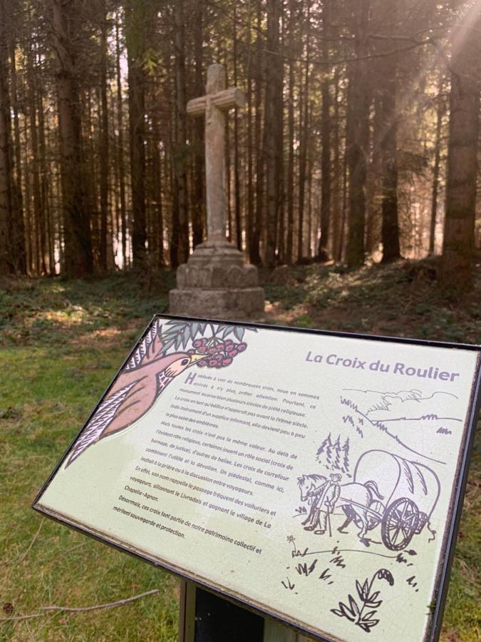 Gite " Oree Des Bois" Vertolaye エクステリア 写真